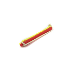 Sibel Bigoudis bi-color jaune et rouge 80 mm