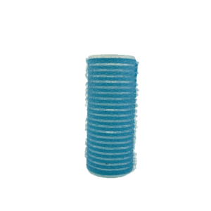 Bigoudis adhesifs 28 mm Bleu ciel 12 pièces